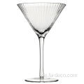 Farbige Martini -Glasrosa Cocktail -Goblet -Brille